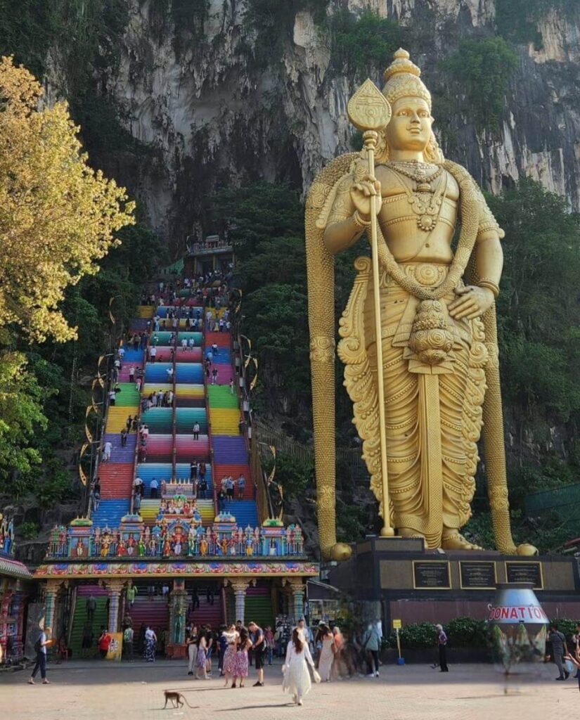 Cuevas Batu , en las afueras de Kuala Lumpur